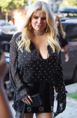 JESSICA SIMPSON Out in New York 08/09/2017