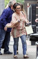 JESSIE WALLACE Leaves ITV Studios in London 08/22/2017