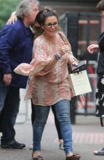 JESSIE WALLACE Leaves ITV Studios in London 08/22/2017