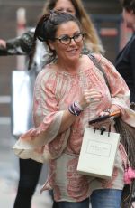 JESSIE WALLACE Leaves ITV Studios in London 08/22/2017