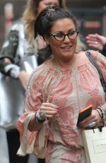 JESSIE WALLACE Leaves ITV Studios in London 08/22/2017