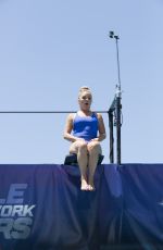 JILL WHELAN on the Set of Battle of the Network Stars 08/24/2017