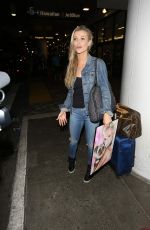 JOANNA KRUPA Arrives at LAX Airport in Los Angeles 08/20/2017