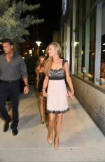 JOANNA KRUPA Out for Dinner in Miami Beach 08/17/2017