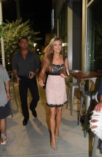 JOANNA KRUPA Out for Dinner in Miami Beach 08/17/2017