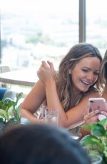 JOJO FLETCHER and BECCA TILLEY at Sole Society Toasts Friends and Fall Fashion in Los Angeles 08/10/2017