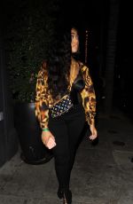 JORDYN WOODS Leaves Avenue Nightclub in Hollywood 08/08/2017