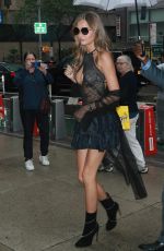 JOSEPHINE SKRIVER Arrives at Victoria’s Secret Offices in New York 08/29/2017