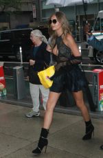 JOSEPHINE SKRIVER Arrives at Victoria’s Secret Offices in New York 08/29/2017