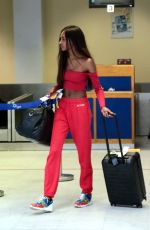 JOURDAN DUNN at Airport in Mykonos 08/13/2017