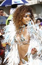 JOURDAN DUNN at Carnival in Barbados 08/07/2017