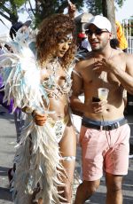 JOURDAN DUNN at Carnival in Barbados 08/07/2017