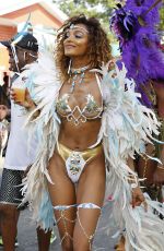 JOURDAN DUNN at Carnival in Barbados 08/07/2017