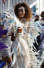 JOURDAN DUNN at Carnival in Barbados 08/07/2017