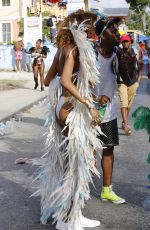 JOURDAN DUNN at Carnival in Barbados 08/07/2017