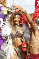 JOURDAN DUNN at Carnival in Barbados 08/07/2017