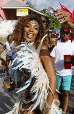 JOURDAN DUNN at Carnival in Barbados 08/07/2017