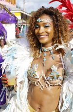 JOURDAN DUNN at Carnival in Barbados 08/07/2017