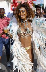JOURDAN DUNN at Carnival in Barbados 08/07/2017