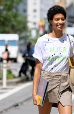 JOURDAN PHILLIP at 2017 Victoria’s Secret Fashion Show Casting in New York 08/21/2017