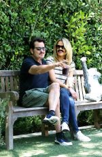 JULIA STAMBLER and Charlie Sheen at Bacara Resort & Spa in Santa Barbara 08/24/2017