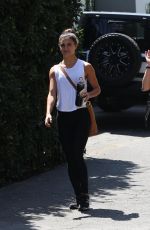 JULIANNE HOUGH and HAYLEY ERBERT at a Gym in Los Angeles 08/20/2017