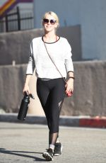 JULIANNE HOUGH Heading to Tracey Anderson Gym in Los Angeles 08/10/2017