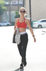 JULIANNE HOUGH Leaves a Gym in Los Angeles 08/10/2017