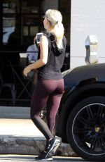 JULIANNE HOUGH Out for Breakfast in Studio City 08/29/2017