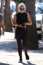 JULIANNE HOUGH Out for Breakfast in Studio City 08/29/2017