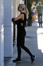 JULIANNE HOUGH Out for Breakfast in Studio City 08/29/2017