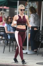 JULIANNE HOUGH Out for Coffee in Studio City 08/25/2017