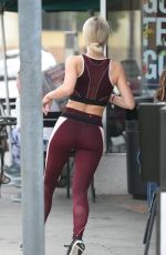 JULIANNE HOUGH Out for Coffee in Studio City 08/25/2017