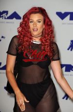 JUSTINA VALENTINE at 2017 MTV Video Music Awards in Los Angeles 08/27/2017