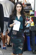 JUSTINE COTSONAS Takes a Beverage Break on Sneaky Pete Set 08/09/2017