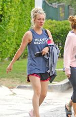 KALEY CUOCO Leaves a Gym in Studio City 08/15/2017