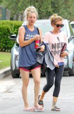 KALEY CUOCO Leaves a Gym in Studio City 08/15/2017