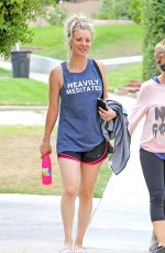 KALEY CUOCO Leaves a Gym in Studio City 08/15/2017