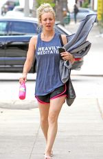 KALEY CUOCO Leaves a Gym in Studio City 08/15/2017