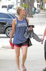 KALEY CUOCO Leaves a Gym in Studio City 08/15/2017