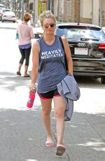KALEY CUOCO Leaves a Gym in Studio City 08/15/2017