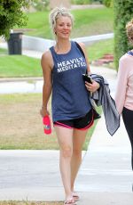 KALEY CUOCO Leaves a Gym in Studio City 08/15/2017