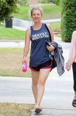 KALEY CUOCO Leaves a Gym in Studio City 08/15/2017