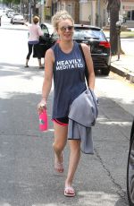 KALEY CUOCO Leaves a Gym in Studio City 08/15/2017