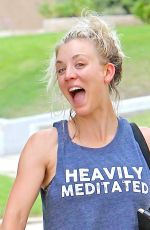 KALEY CUOCO Leaves a Gym in Studio City 08/15/2017