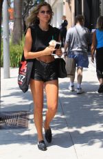 KARA DEL TORO in Shorts Out in Beverly Hills 08/16/2017