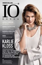 KARLIE KLOSS in Io Donna Magazine, August 2017