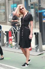 KARLIE KLOSS Out and About in New York 08/25/2017