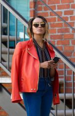 KAT GRAHAM Out and About in Beverly Hills 08/22/2017