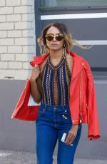 KAT GRAHAM Out and About in Beverly Hills 08/22/2017